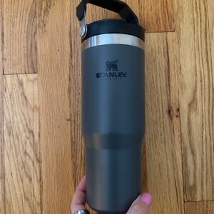 Stanley Matte Gray Travel Tumbler with Black Lid 30oz